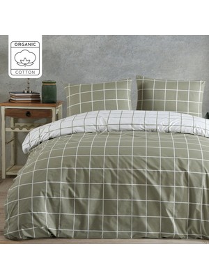 Lief Home %100 Pamuklu Çift Kişilik Nevresim Takımı 200X220 | 4 Yastık Kılıflı | Lastikli Çarşaflı 160X200+30