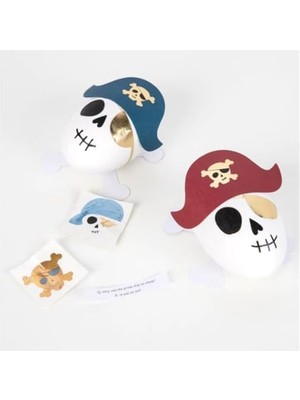 Sefa Ticaret Pirate Skulls Surprise Balls Korsan Iskelet Sürpriz Toplar 3lü