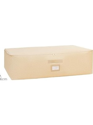 Sefa Ticaret Mega Boy Bej Balıksırtı Baza Altı Hurç 74 x 46 x 22 cm