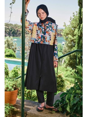 Desenli Yüzme Takımı Patchwork