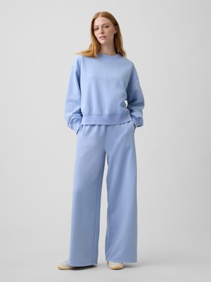 Gap Kadın Açık Mavi Vintagesoft Baggy Wide-Leg Eşofman Altı