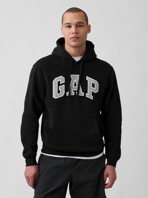 Gap Erkek Siyah Vintagesoft Arch Gap Logo Sweatshirt