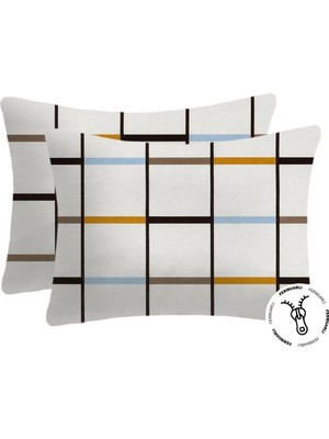 Lief Home Ranforce Kumaşından Gizli Fermuarlı Yastık Kılıfı 50X70 ( 2 Adet )
