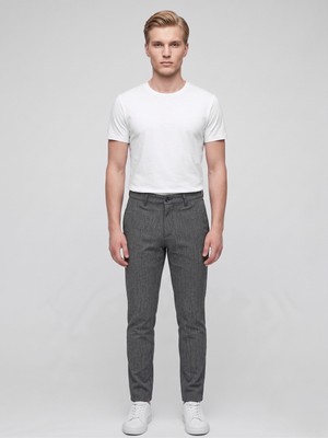 Plus Scorpion Erkek Super Slim Fit Kumaş Pantolon – Dar Paça Modern Kesim Klasik Pantolon