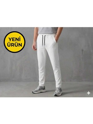 BETES Cepli Iki Iplik Pantolon Görünümlü Slim Eşofman Altı