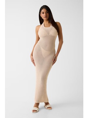 Guess Aura Net Stıtch Dress Swtr