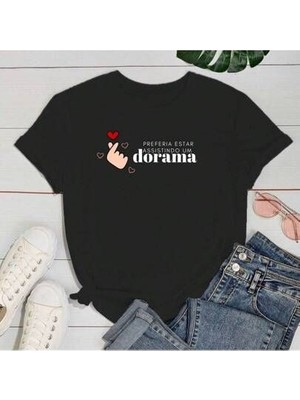 BarsDepo Dorama Baskılı Tişört, Premıum Kalite Unisex Çocuk / Yetişkin