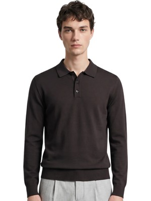 Anthony Jackson Premium Erkek Polo Yaka Triko Kazak Massimiliano