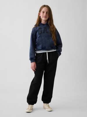 Gap Kız Çocuk Siyah Kids Vintage Soft Relaxed Joggers