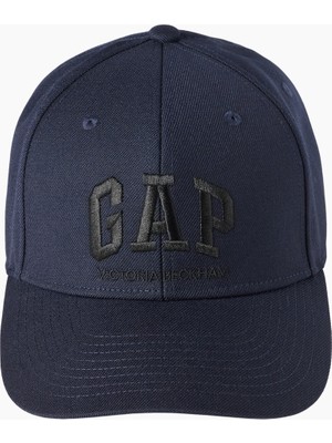 Gap Kadın Lacivert Gap × Victoria Beckham Logo Beyzbol Şapka