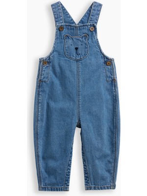 Gap Bebek Mavi Baby Brannan Bear Denim Tulumu