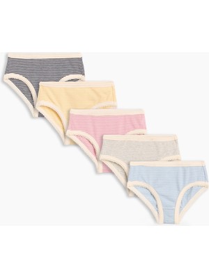 Gap Bebek Çok Renkli Organik Stretch Pamuk Bikini Külot (5'li)