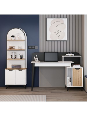 Minar Olirya Set 1 Masa+Kitaplık