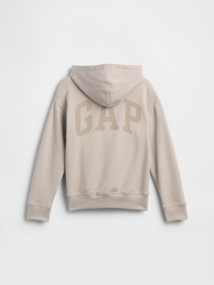 Gap Erkek Çocuk Koyu Bej Relaxed Gap Logo Sweatshirt