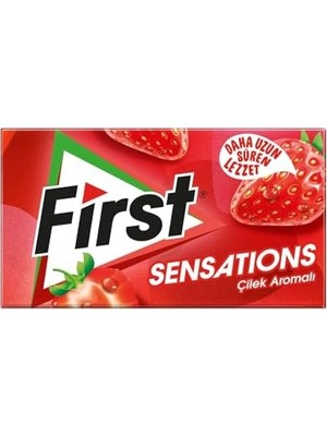 Canarino First Sensations Çilek Aromalı Şekersiz Sakız 27 gr