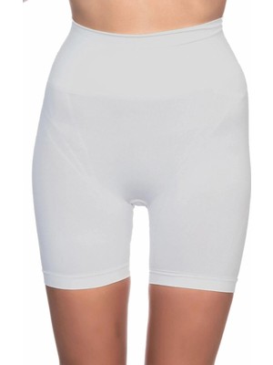 Ekru Düşük Bel Double Pantalon Korse
