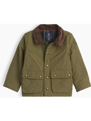 Gap Erkek Bebek Haki Waxed Ceket