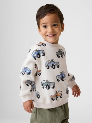 Gap Erkek Bebek Beyaz Vintagesoft Sweatshirt