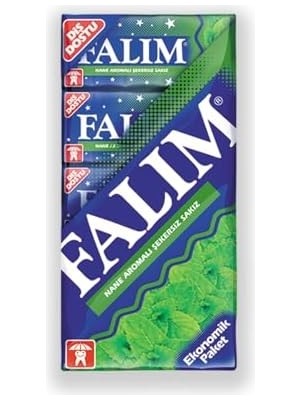 Canarino Falim Şekersiz Sakız Nane Aromalı 5'li 7 G x 20 Adet