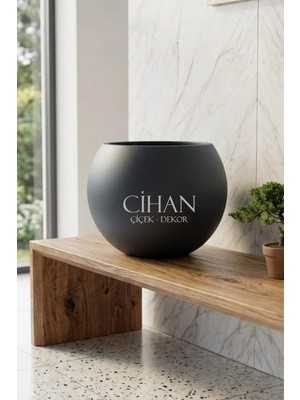 Cihan Çiçekçilik 30 cm Plastik Küre Çiçek Saksısı
