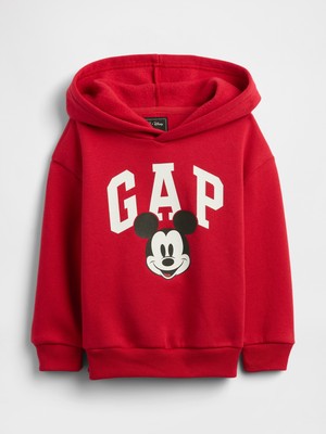 Gap Erkek Bebek Kırmızı Disney Mickey Mouse Logo Sweatshirt