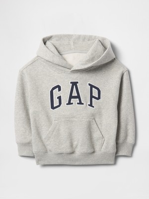 Gap Erkek Bebek Açık Gri Vintagesoft Logo Sweatshirt