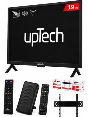 Uptech 19’’ (48 Ekran) Çanaklı / Çanaksız Wifi'li Uydu Alıcısı+Tv Askı Aparatı Hediye