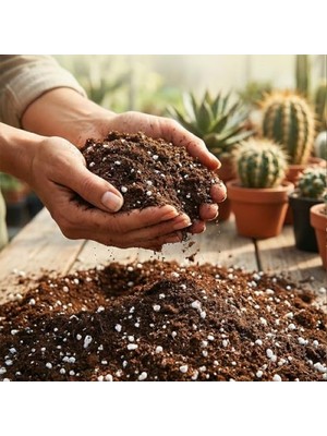 Odea Ikili Bitki Bakım Seti: 5 Litre Kaktüs Toprağı + 5 Litre Genel Bitki Toprağı