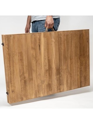 Odea Çok Amaçlı Katlanır Ahşap Masa - 75X228 cm