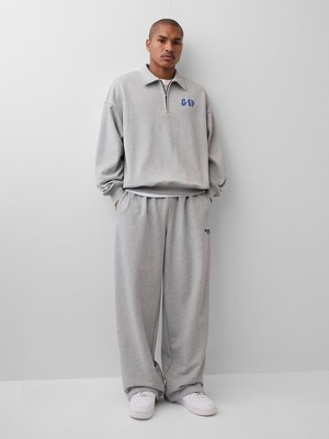 Gap Erkek Açık Gri Gap × Awake Ny Heavyweight Baggy Eşofman Altı