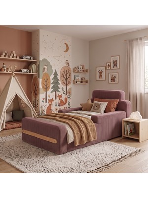 Home Decor Çocuk Sünger Yatak 190X110 cm | 3–15YAŞ | 28 Dns Orijinal Sünger | Yıkanabilir Fermuarlı Kılıf | Kolay Kurulum