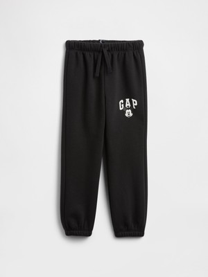 Gap Erkek Bebek Siyah Disney Mickey Mouse Relaxed Logo Pull-On Jogger Eşofman Altı