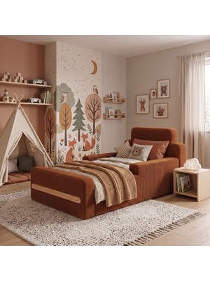 Home Decor Çocuk Sünger Yatak 190X110 cm | 3–15YAŞ | 28 Dns Orijinal Sünger | Yıkanabilir Fermuarlı Kılıf | Kolay Kurulum