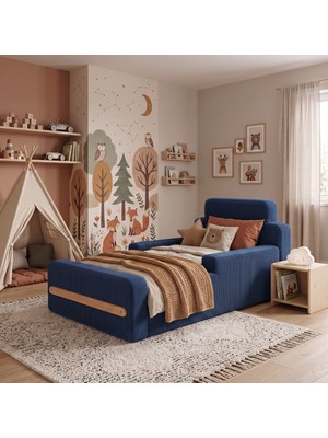 Home Decor Çocuk Sünger Yatak 190X110 cm | 3–15YAŞ | 28 Dns Orijinal Sünger | Yıkanabilir Fermuarlı Kılıf | Kolay Kurulum