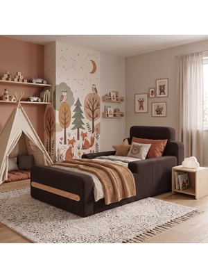 Home Decor Çocuk Sünger Yatak 190X110 cm | 3–15YAŞ | 28 Dns Orijinal Sünger | Yıkanabilir Fermuarlı Kılıf | Kolay Kurulum