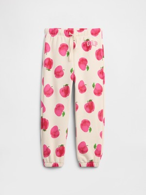 Gap Kız Bebek Krem Relaxed Pull-On Logo Eşofman Altı