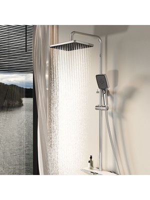 Fontana FG-P5051 Parlak Krom 3 Fonksiyonlu Duş Ünitesi