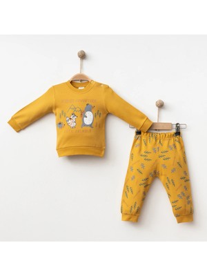 Gümüş Baby Orman Baskılı Pijama Takımı