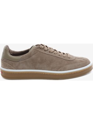 Greyder Erkek Vizon Hakiki Deri Sneaker Ayakkabı 5Y1UA18240