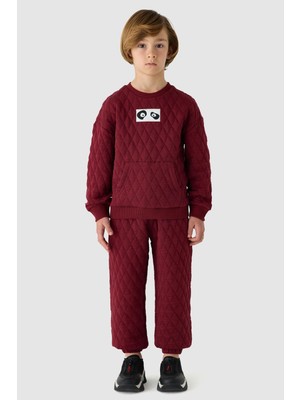 NBT Jeans Erkek Çocuk Bordo Sweatshirt