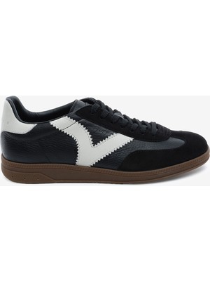 Greyder Erkek Siyah Hakiki Deri Sneaker Ayakkabı 5Y1SA18270