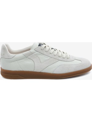 Greyder Erkek Kirli Beyaz Hakiki Deri Sneaker Ayakkabı 5Y1SA18270