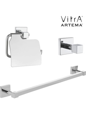 Artema Q-Line Uzun Havluluk A44995+KAPAKLI Kağıtlık A44996+ASKILIK A44998 Set