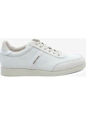 Greyder Erkek Beyaz Hakiki Deri Sneaker Ayakkabı 5Y1SA18462