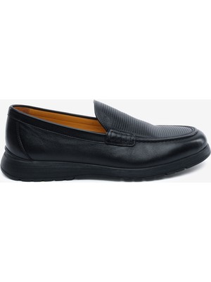 Greyder Erkek Siyah Hakiki Deri Comfort Ayakkabı 5Y1FA64671