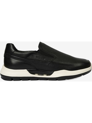 Greyder Erkek Siyah Hakiki Deri Sneaker Ayakkabı 4Y1UA17361