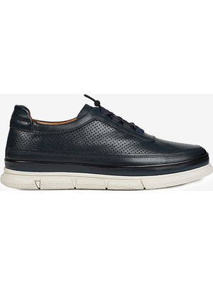 Greyder Erkek Lacivert Hakiki Deri Comfort Ayakkabı 4Y1FA64515