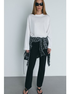 Suud Collection Siyah Effortless Straight Jean