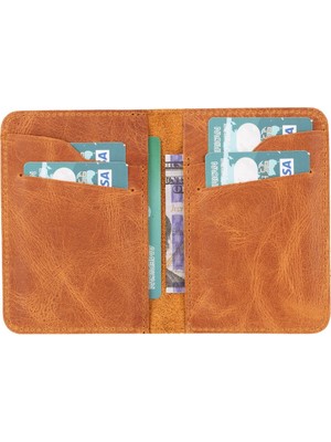 BloominBag Heritage Core Golden Tan Deri Erkek Cüzdanı