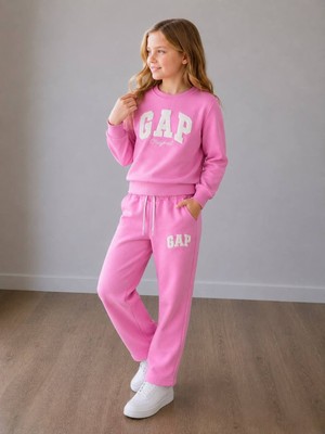 Yiğit Butik Kız Çocuk Süzene Işlemeli Bisiklet Yaka Alt Üst Takım